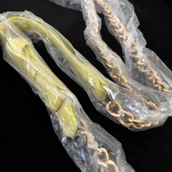 Bebe Yellow Quilted Women's Bag - Picture 10 of 11